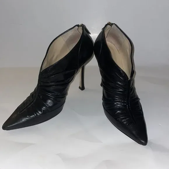 Jimmy Choo Kid Leather Booties - Picture 2 of 9